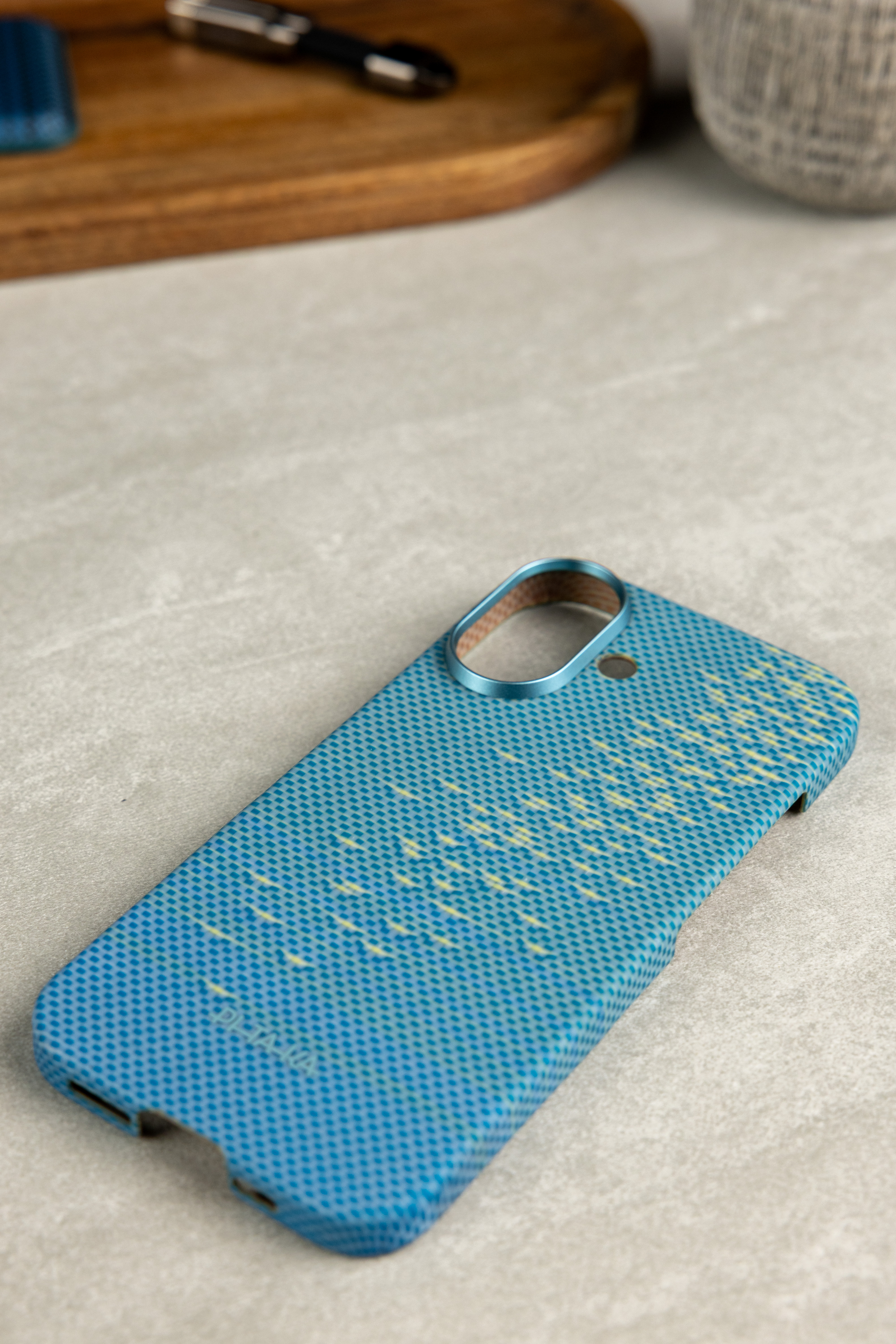 Чохол Pitaka Ultra-Slim PitaTap на iPhone 17 Lucid Blue - 4